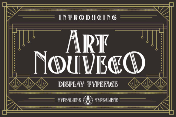Art Nouveco: Bridging Eras with a Display Typeface