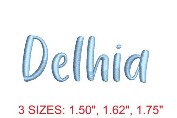 Delhia Embroidery Font: Weaving Elegance into Every Stitch