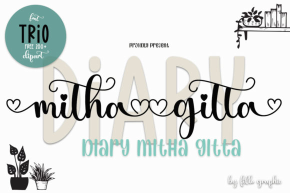 Diary Mithagitta: The Handwritten Font That Adds Soul to Your Work