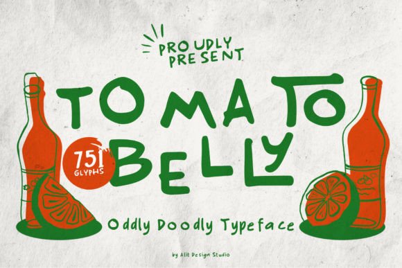 Discovering Tomato Belly: A Font with Playful Spirit