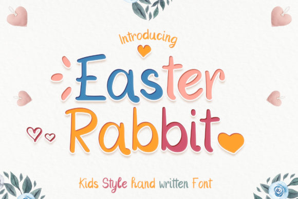 Easter Rabbit: A Handwritten Font Bursting with Whimsy