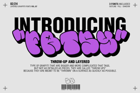 Fatsy: The Graffiti Font That Brings Street Art Energy to Your Designs
