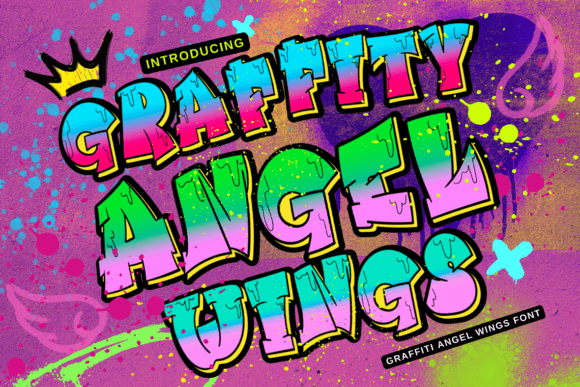 Graffiti Angel Wings: Unleash Urban Artistry in Your Projects