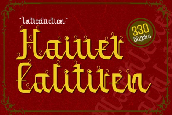 Haiver Ealitiren: A Modern Gothic Font with Medieval Soul