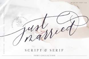 Just Married Duo: A Typeface Suite for Wedding & Brand Design