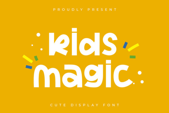 Kids Magic: A Display Font That Brings Playful Energy to Your Projects