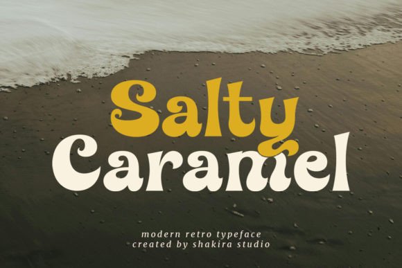 Salty Caramel: A Modern Retro Typeface for Bold Branding
