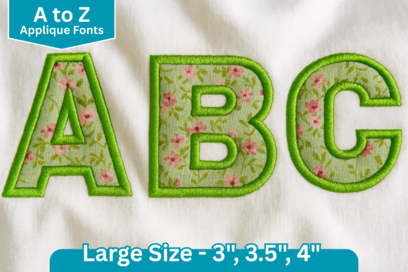 Stitch a Stronger Brand with the Bold Applique Block Embroidery Font