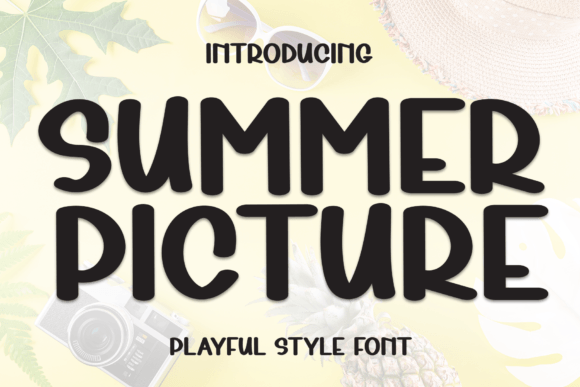 Summer Picture: A Handwritten Font for Authentic Designs