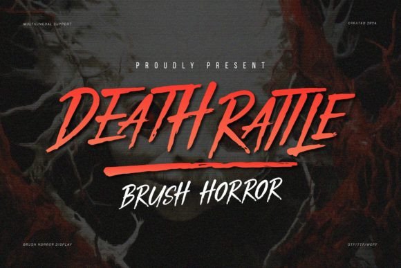 Unleash the Terror: Crafting Horror Design with the Death Rattle Font