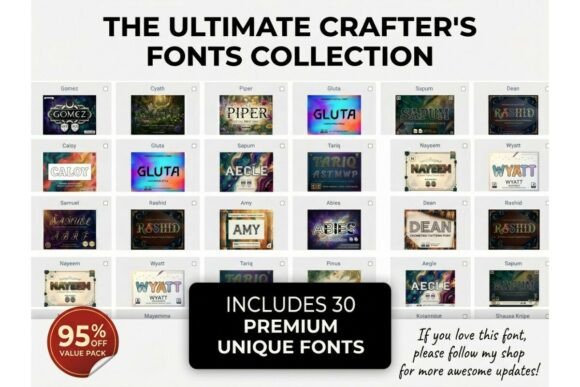 Unlock Creative Freedom with the Ultimate Mega Font Bundle