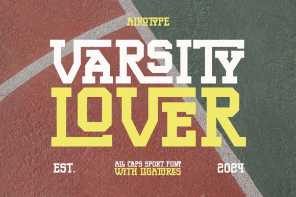 Varsity Lover: The Bold Slab Serif for Modern Sport-Inspired Design